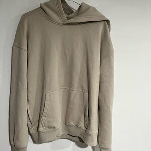 Hollister Tan Boxy Fit Hoodie